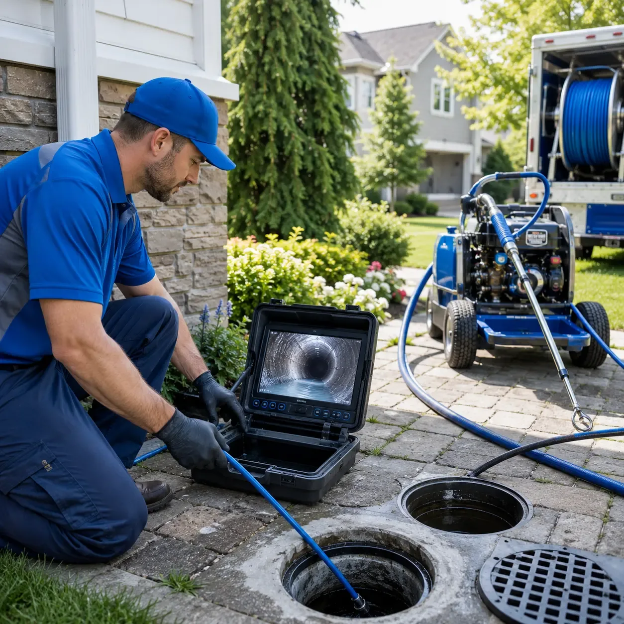 Outdoor drain cleaning professionals serving Saint Boniface, PA
